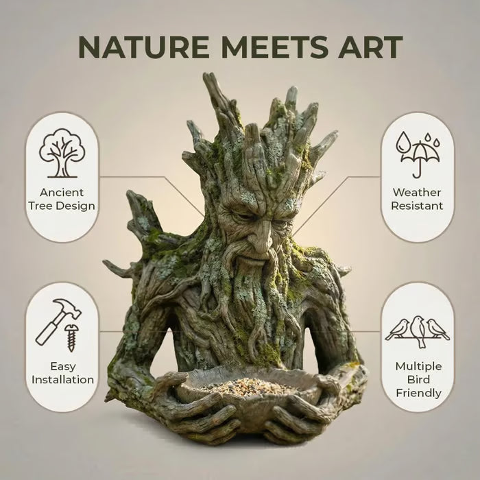 🔥Last day 49% OFF🔥The Quiet Offering A Tree-Integrated Bird Feeding Sculpture -$AC