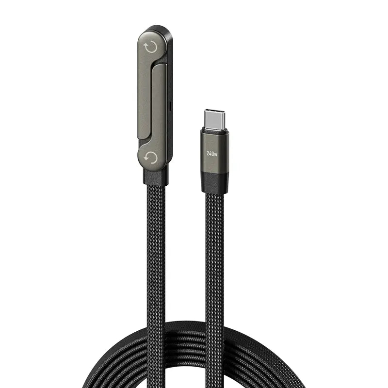 2-in-1 Invisible Holder Charger Cable|240w super Fast Charging Cord-sell-YH