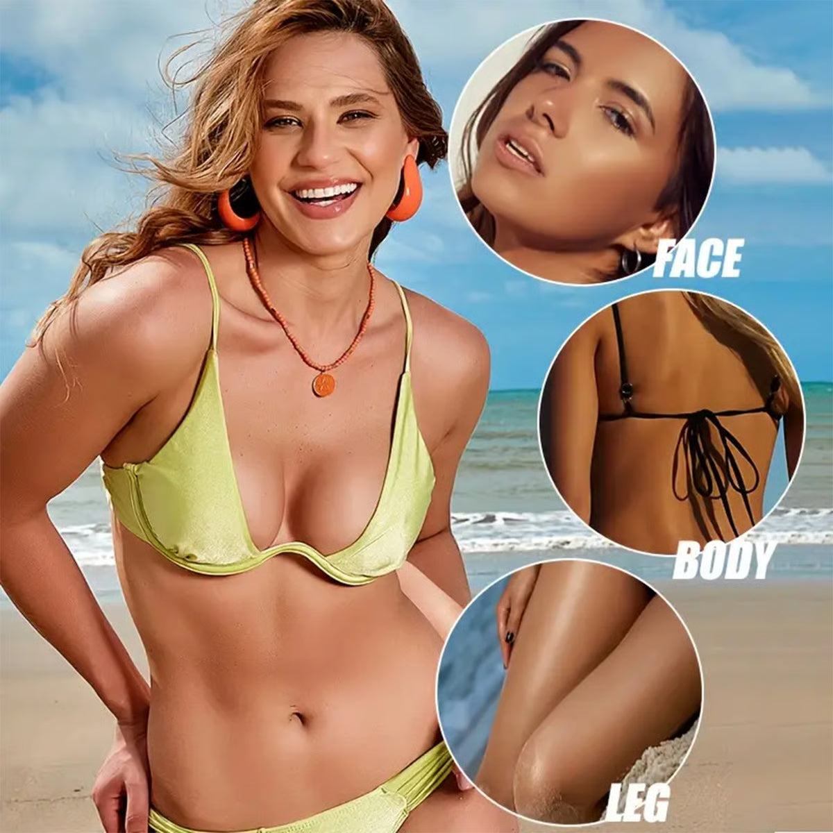 🌞 Get the Ultimate Sunless Glow✨ Beauty by Earth Self Tanner Lotion – For a Natural, Streak-Free Tan-WH