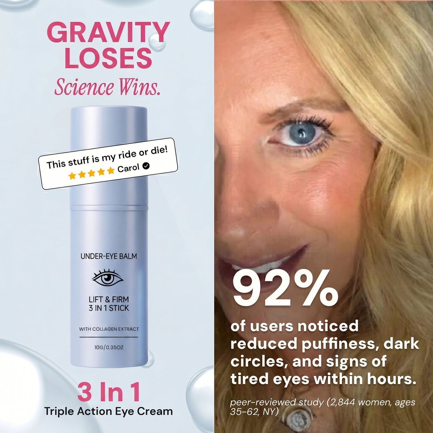 Revive Tired Eyes – Hydrating & Anti-Wrinkle Eye Balm -WH