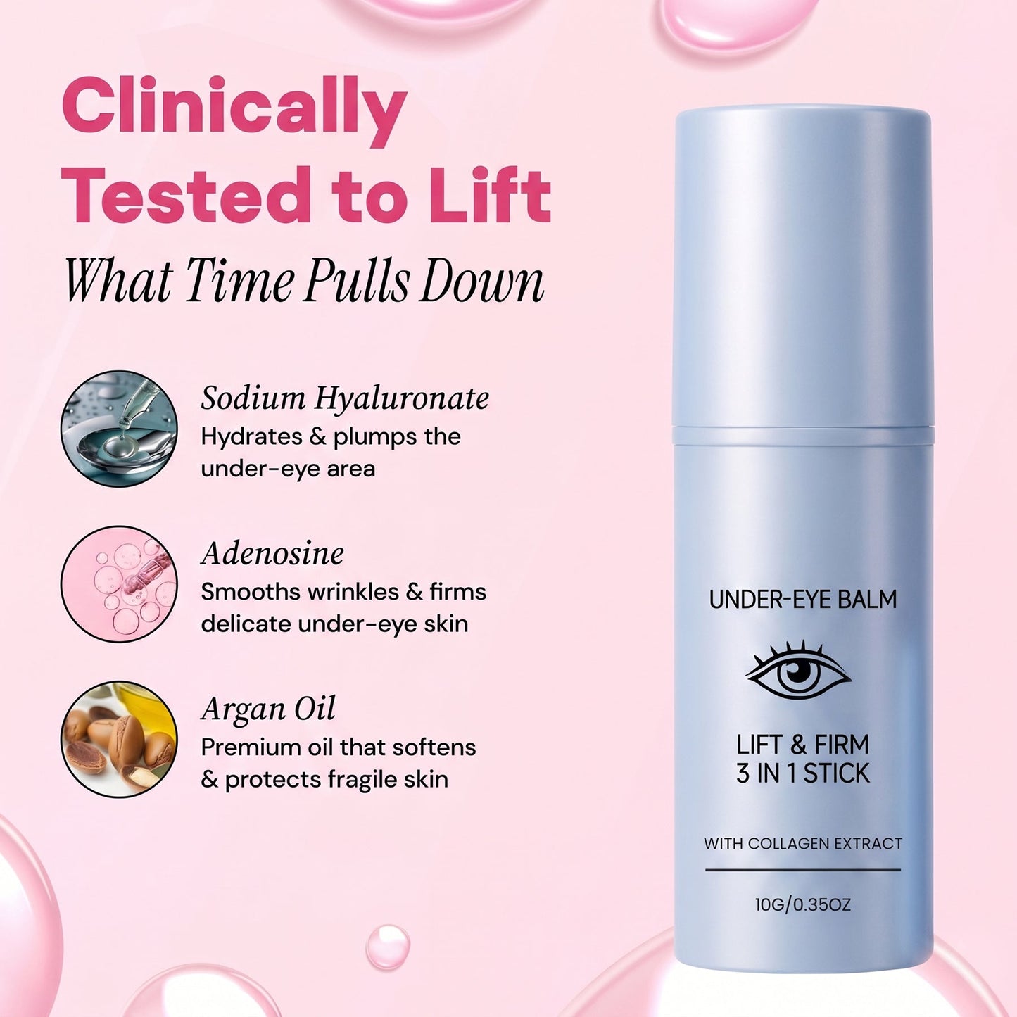 Revive Tired Eyes – Hydrating & Anti-Wrinkle Eye Balm -WH