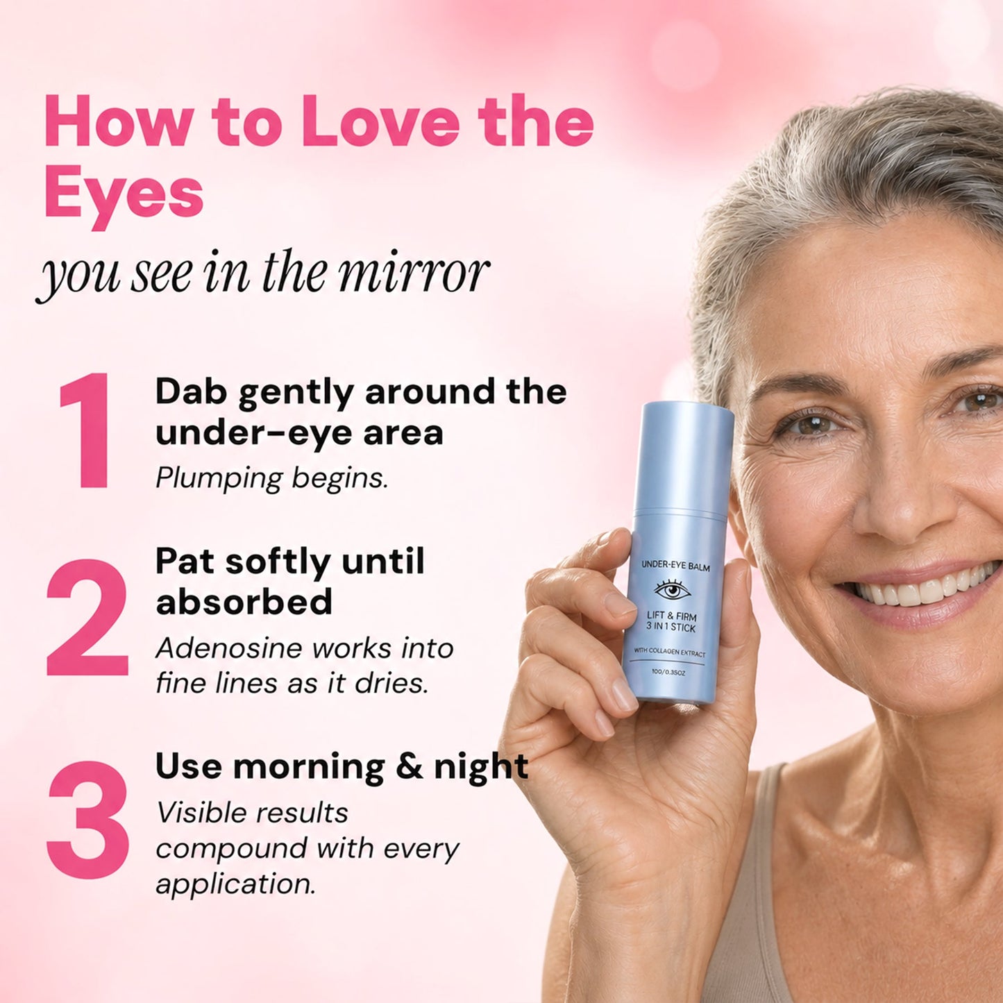 Revive Tired Eyes – Hydrating & Anti-Wrinkle Eye Balm -WH