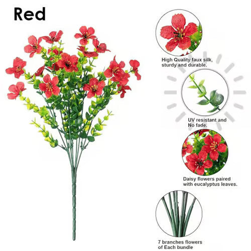 🔥Last Day 60% OFF ! - UV-Resistant Lifelike Artificial Flowers – Zero Maintenance -$AC