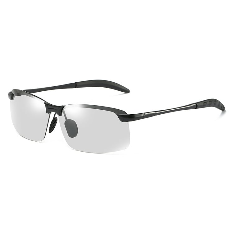 StrollStash™ HD Polarized Photochromic Sunglasses UV400 Protection | Retro Oversized Square | Unisex 2026 Essential  -$AC