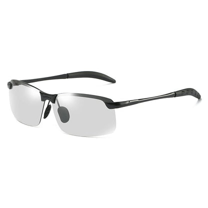 StrollStash™ HD Polarized Photochromic Sunglasses UV400 Protection | Retro Oversized Square | Unisex 2026 Essential  -$AC