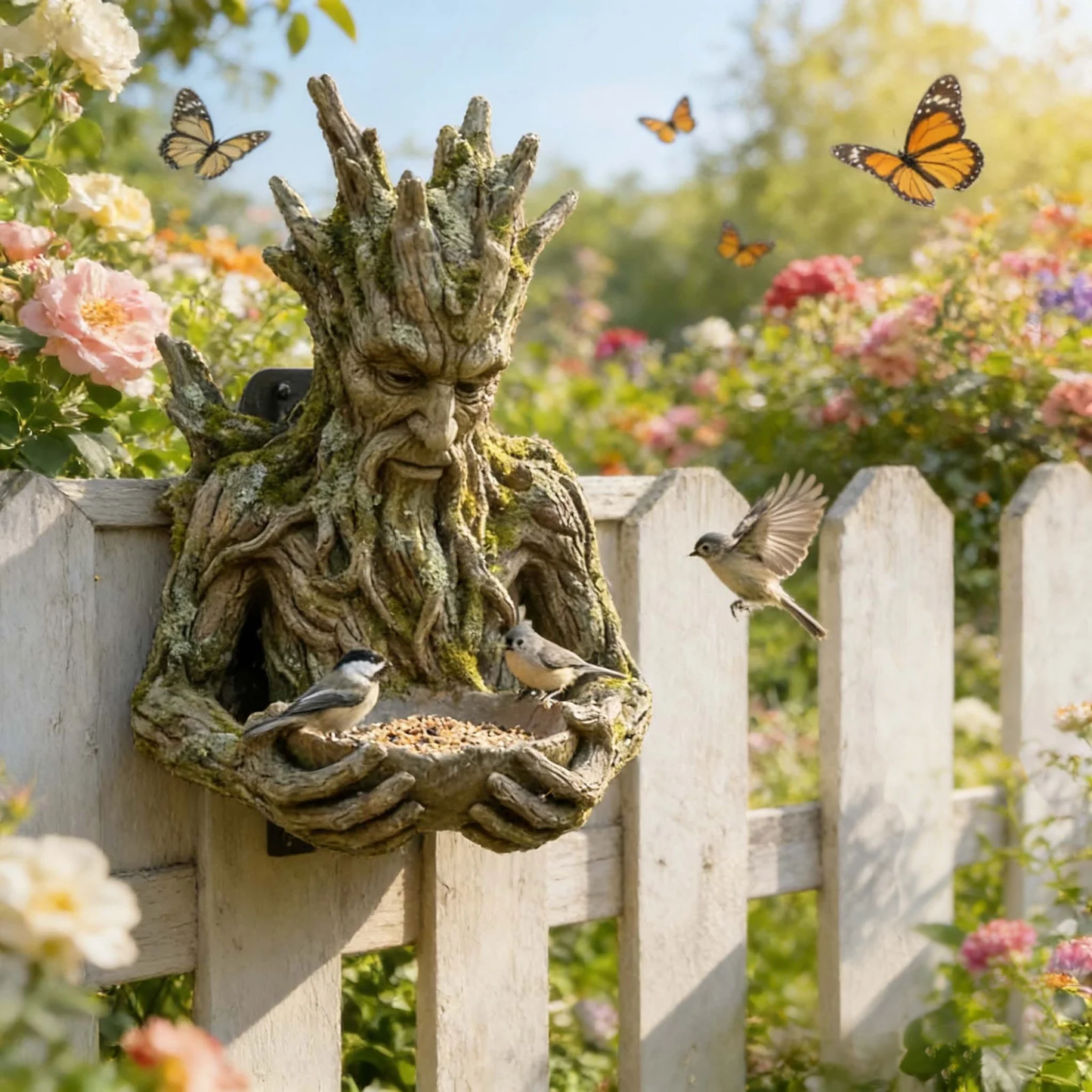 🔥Last Day 60% OFF🔥The Quiet Offering A Tree-Integrated Bird Feeding Sculpture-YH