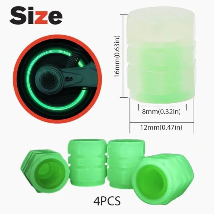 🎁Last Day 50%OFF 🔥🚗Glow-in-the-Dark Tire Caps 💡-WH