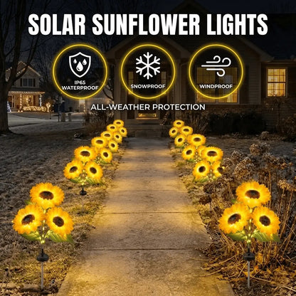🌻Mother's Day Sale 49% OFF- 🌞Solar LED Sunflower Garden Lights -$AC