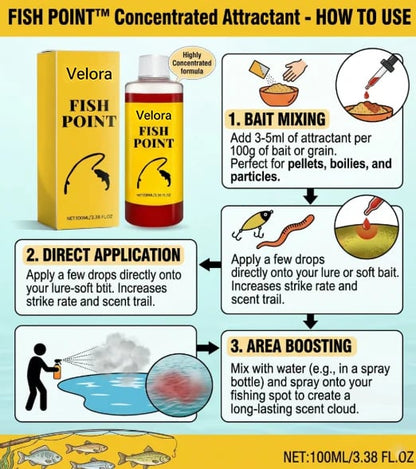 🎣 Concentrated Fish Attractant Liquid – 🐟Fast-Acting Red Worm Formula-$AC