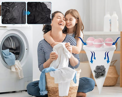 💧Washing Machine Filter Bag 💥Reusable Floating Hair Filter for Laundry-$AC