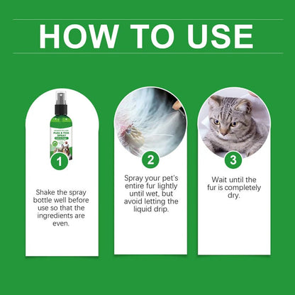 🍃Natural Flea & Tick Spray for Dogs and Cats🐾 Keep Your Beloved Pet Free from Pests -$AC