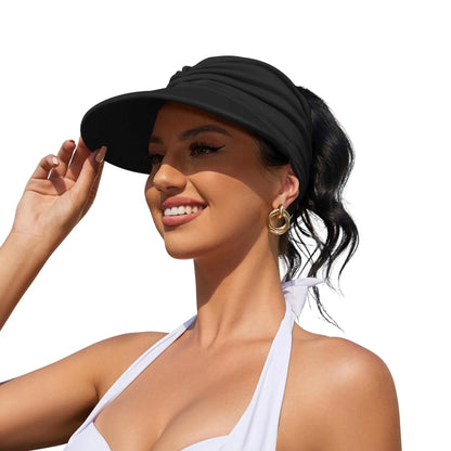 Women's UPF 50+ UV Protection Sun Visor Hat-$AC
