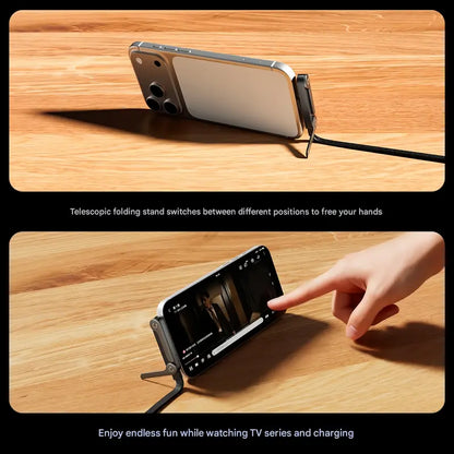2-in-1 Invisible Holder Charger Cable|240w super Fast Charging Cord-sell-YH