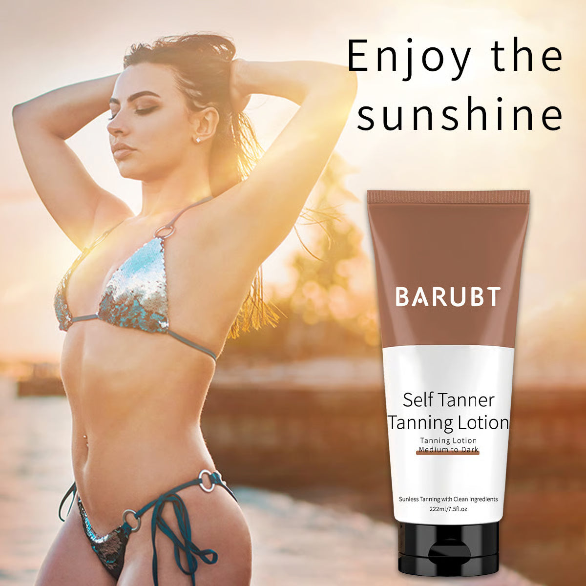 🌞 Get the Ultimate Sunless Glow✨ Beauty by Earth Self Tanner Lotion – For a Natural, Streak-Free Tan-WH
