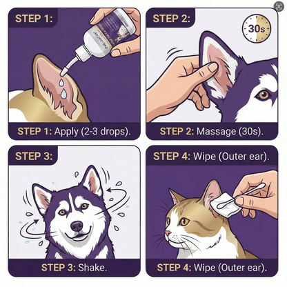 Best Seller🔥  StrollStash Herbal Pet Ear Drops🎉Special limited-time discount-WH