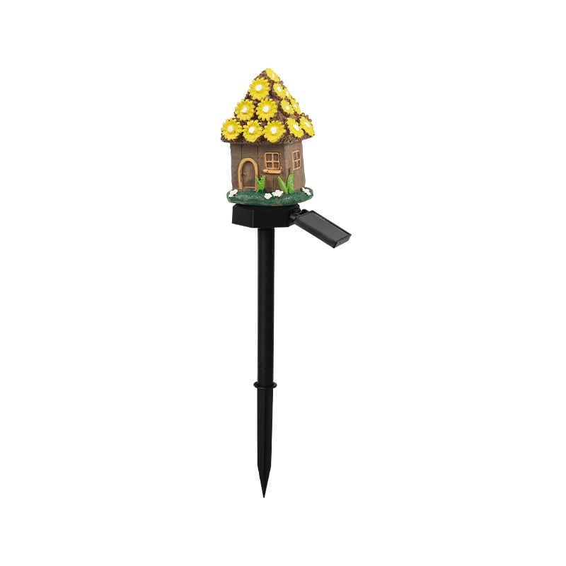 Solar Fairy-Tale Mushroom Cottage Garden Light -$AC