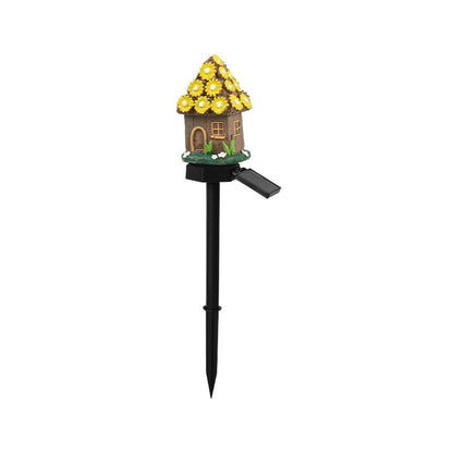Solar Fairy-Tale Mushroom Cottage Garden Light -$AC