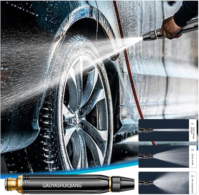🔥NEW HOT SELLING 49% OFF🔥Home High-Pressure Water Gun with Booster Nozzle for Car & Garden  -$AC