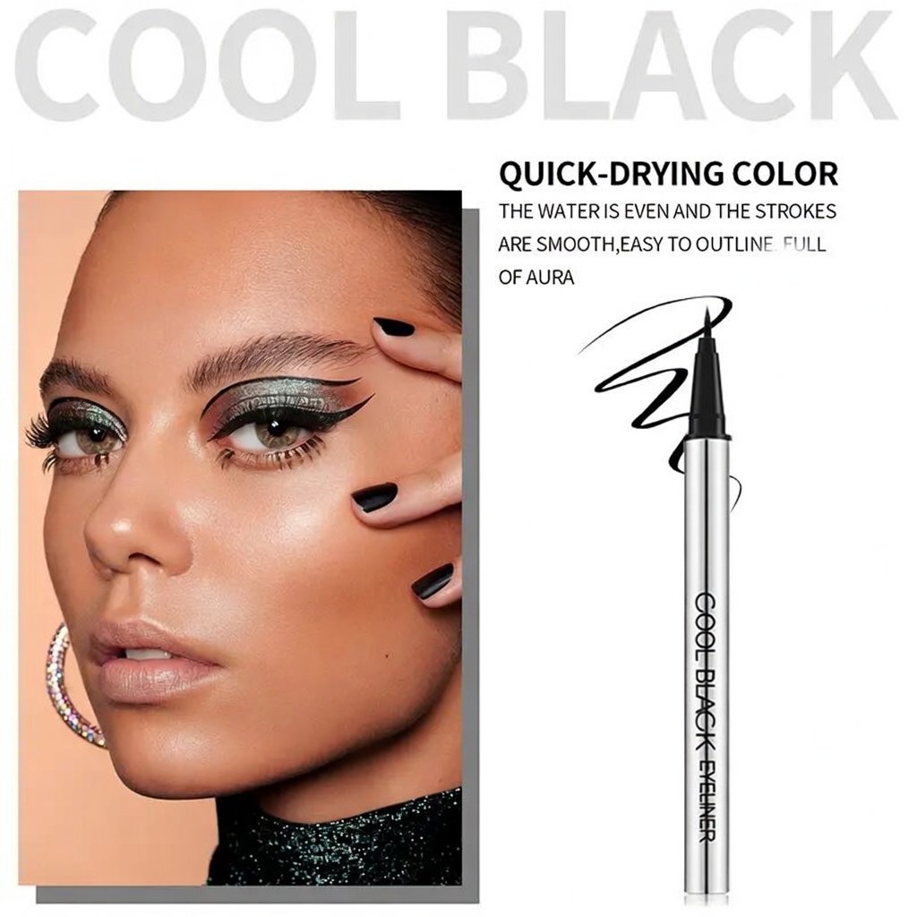 ✨ Waterproof Smudge-Proof Eyeliner – 24HR Intense Black Precision! ✨-WH