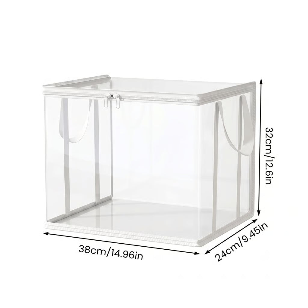 🎁 Last Day Sale 49% 📦Large Heavy-Duty Clear Storage Bag for Clothes, Bedding & Moving -$AC