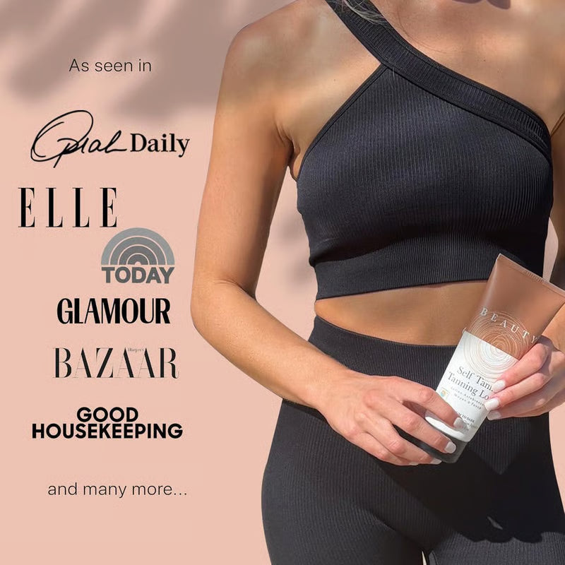 🌞 Get the Ultimate Sunless Glow✨ Beauty by Earth Self Tanner Lotion – For a Natural, Streak-Free Tan-WH
