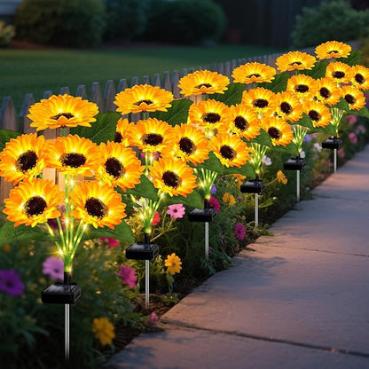 🌻Mother's Day Sale 49% OFF- 🌞Solar LED Sunflower Garden Lights -$AC
