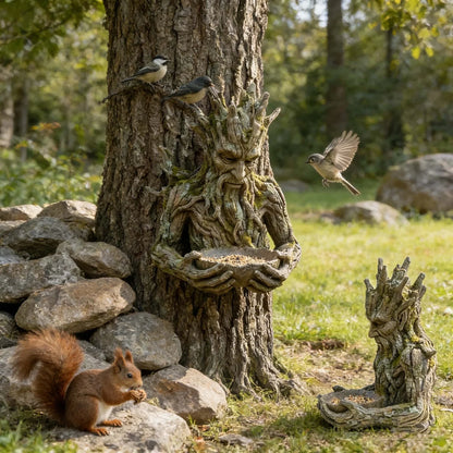 🔥Last Day 60% OFF🔥The Quiet Offering A Tree-Integrated Bird Feeding Sculpture-YH