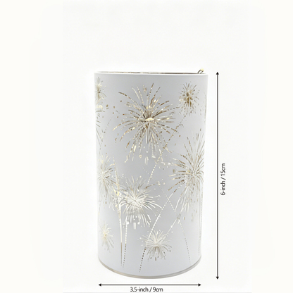 Celebration Firework Lanterns – Premium Patriotic Red, White & Blue Trio -$AC
