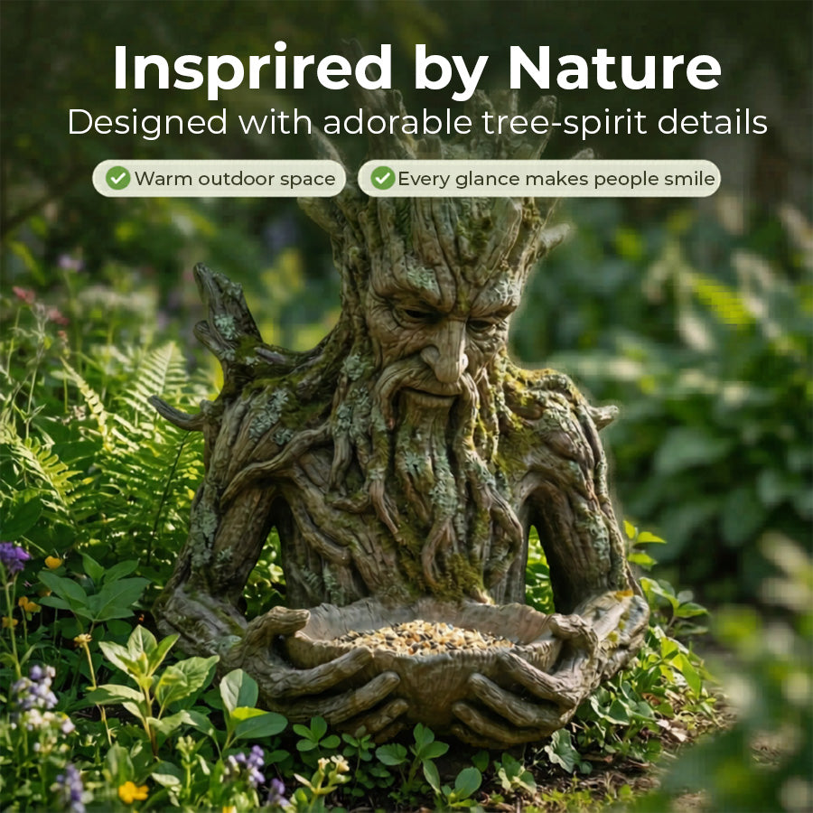 🔥Last Day 60% OFF🔥The Quiet Offering A Tree-Integrated Bird Feeding Sculpture-YH