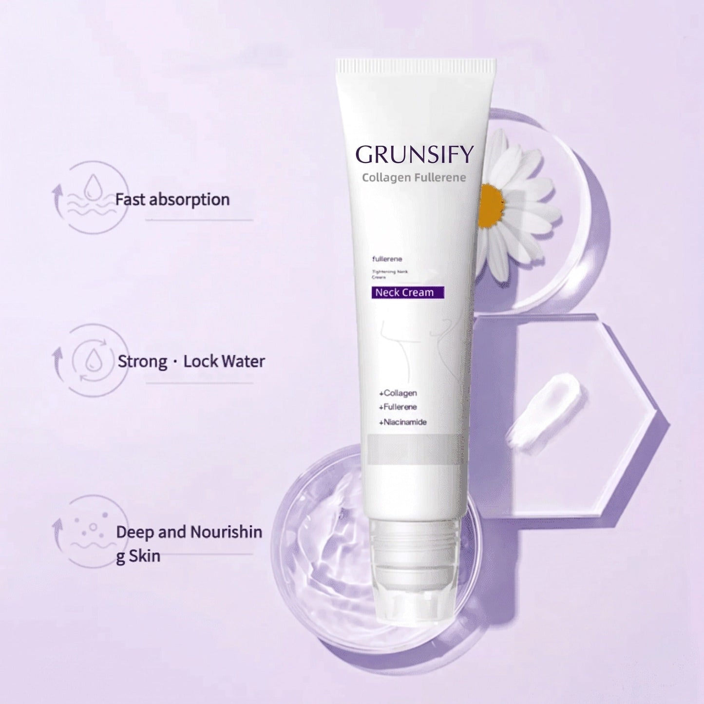 ✨ Instant Neck Lift Cream  — 🧴 Infused with Retinol & Hyaluronic Acid | Firms the Neck, Reduces Wrinkles & Double Chin -$AC