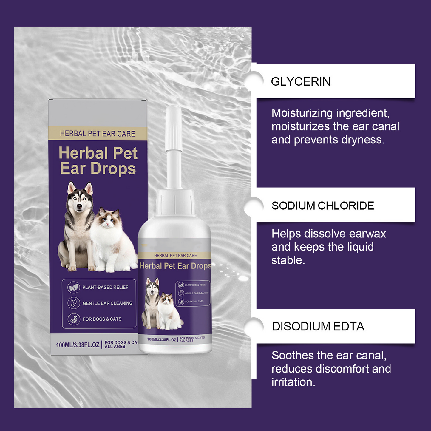 Best Seller🔥  StrollStash Herbal Pet Ear Drops🎉Special limited-time discount-WH