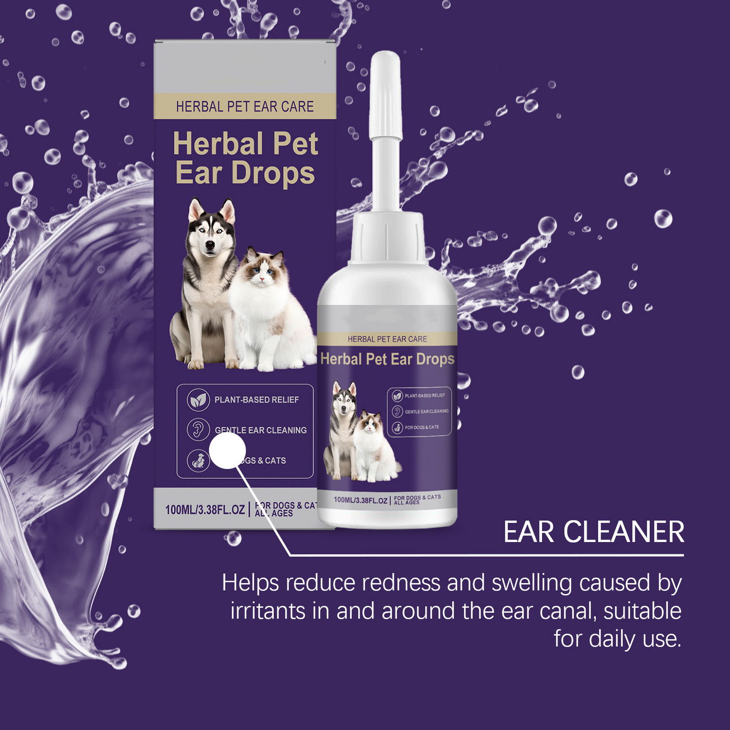 Best Seller🔥  StrollStash Herbal Pet Ear Drops🎉Special limited-time discount-WH