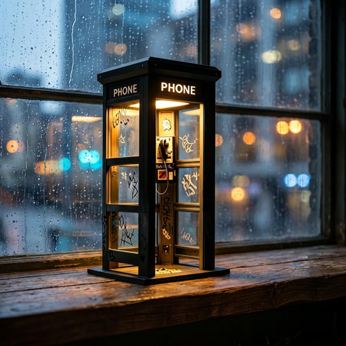 ✨Vintage Phone Booth Ambient Lamp-YH