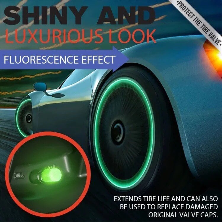 🎁Last Day 50%OFF 🔥🚗Glow-in-the-Dark Tire Caps 💡-WH