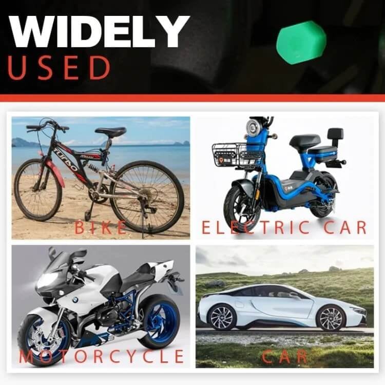 🎁Last Day 50%OFF 🔥🚗Glow-in-the-Dark Tire Caps 💡-WH