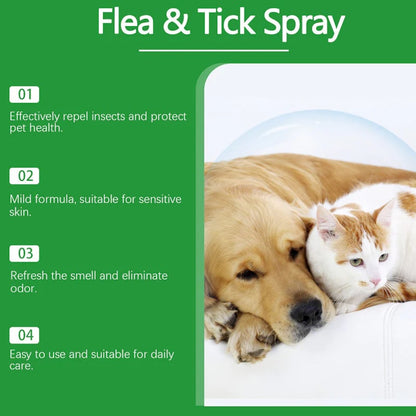 🍃Natural Flea & Tick Spray for Dogs and Cats🐾 Keep Your Beloved Pet Free from Pests -$AC