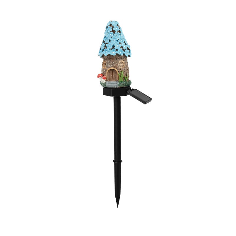 Solar Fairy-Tale Mushroom Cottage Garden Light -$AC