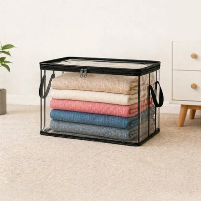 🎁 Last Day Sale 49% 📦Large Heavy-Duty Clear Storage Bag for Clothes, Bedding & Moving -$AC