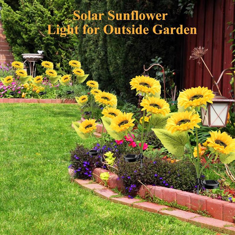 🌻Mother's Day Sale 49% OFF- 🌞Solar LED Sunflower Garden Lights -$AC