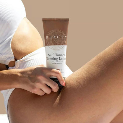 🌞 Get the Ultimate Sunless Glow✨ Beauty by Earth Self Tanner Lotion – For a Natural, Streak-Free Tan-WH
