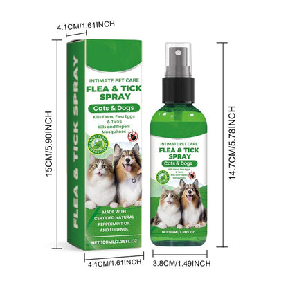 🍃Natural Flea & Tick Spray for Dogs and Cats🐾 Keep Your Beloved Pet Free from Pests -$AC