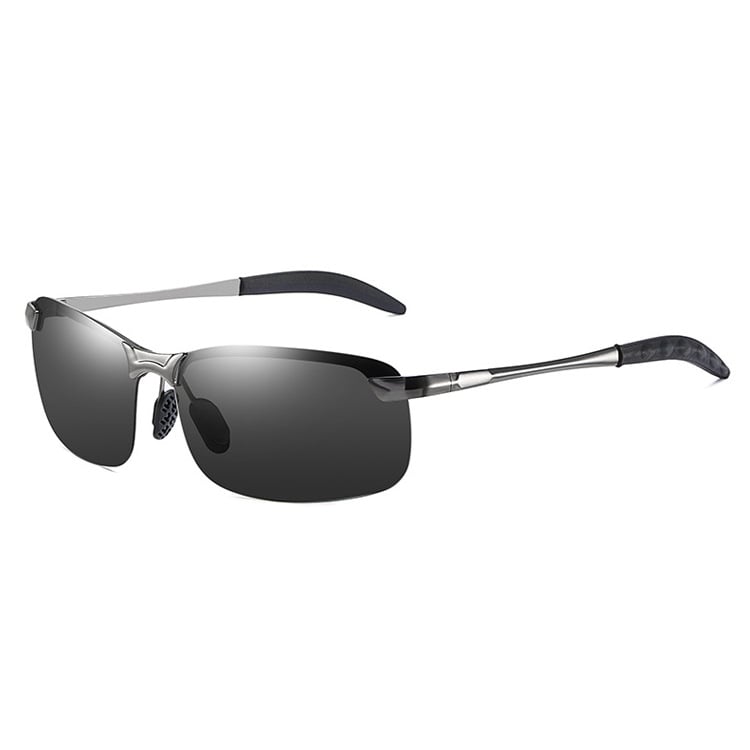 Metallic Frame / Black-Grey Lenses
