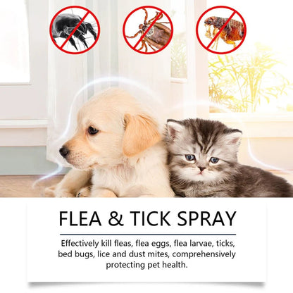 🍃Natural Flea & Tick Spray for Dogs and Cats🐾 Keep Your Beloved Pet Free from Pests -$AC