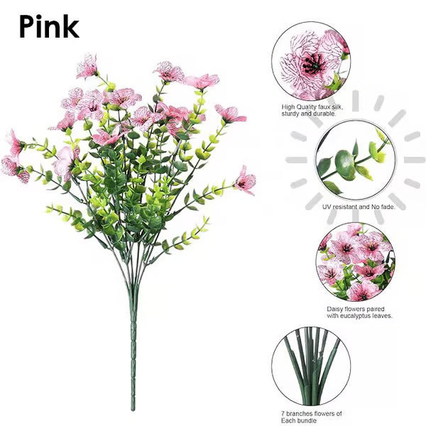 🔥Last Day 60% OFF ! - UV-Resistant Lifelike Artificial Flowers – Zero Maintenance -$AC