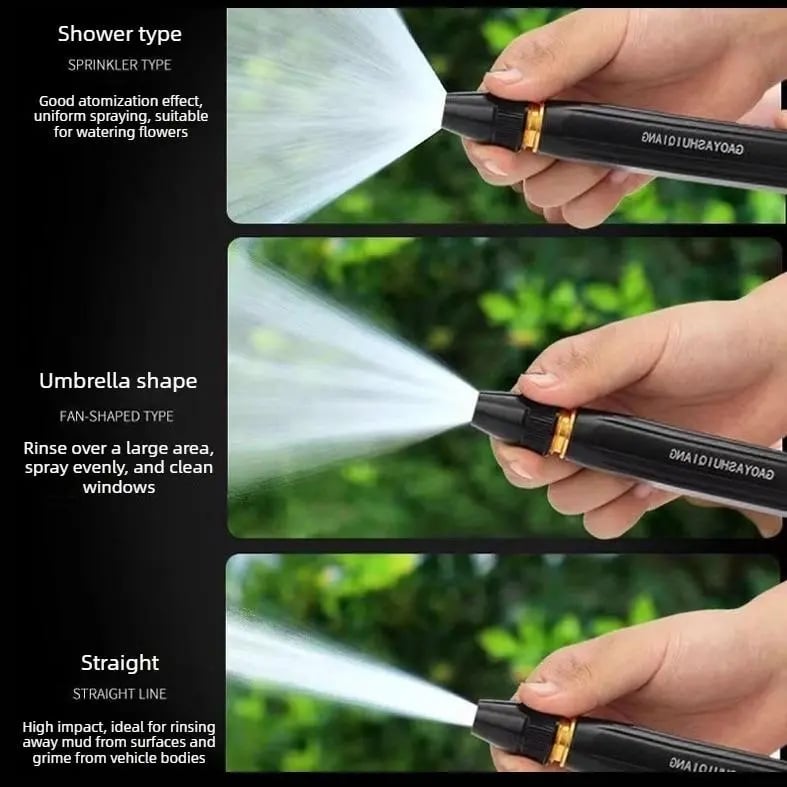🔥NEW HOT SELLING 49% OFF🔥Home High-Pressure Water Gun with Booster Nozzle for Car & Garden  -$AC