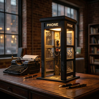 ✨Vintage Phone Booth Ambient Lamp-YH