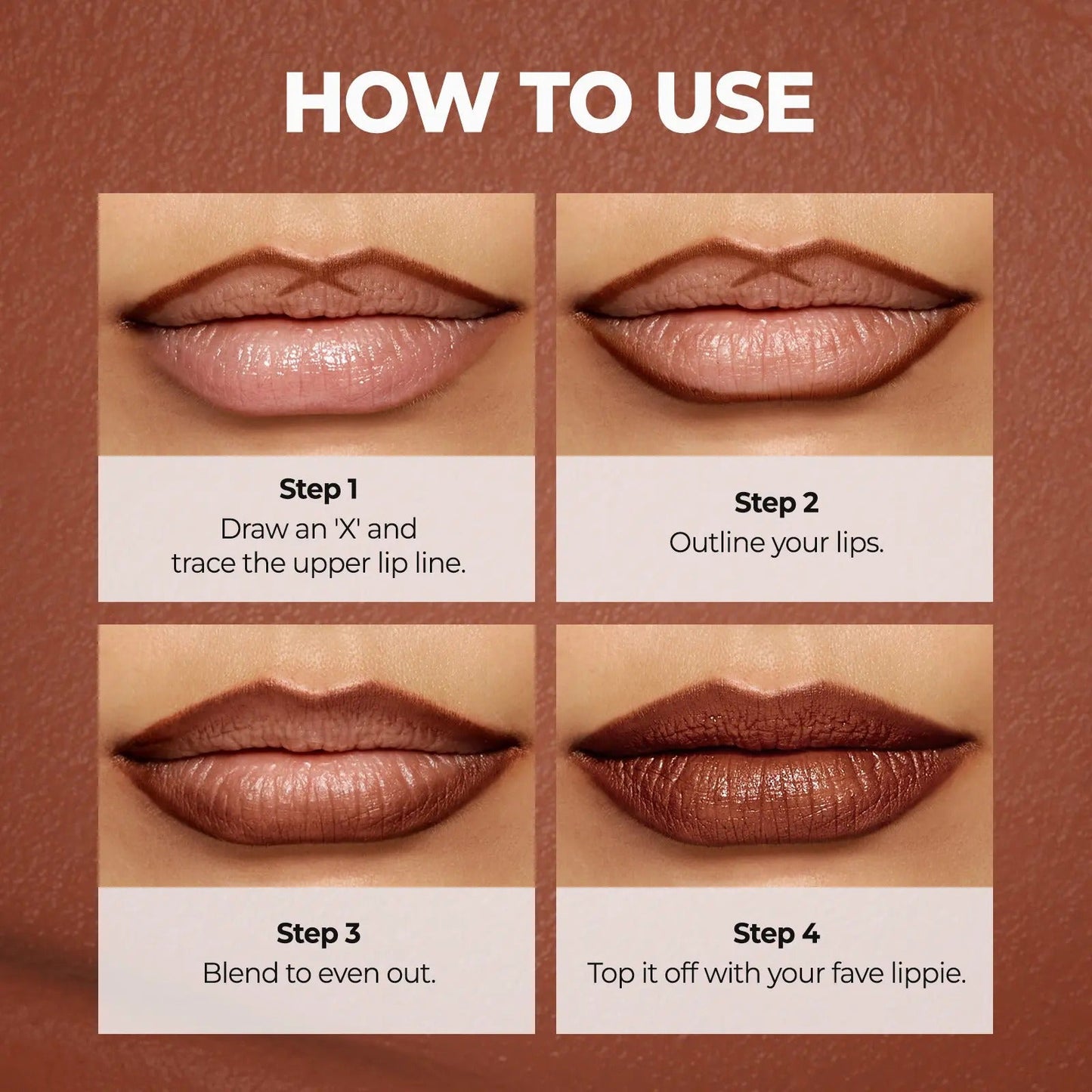 Easy Glide Lip Liner — Creamy, Blendable Color with Smooth Application-WH