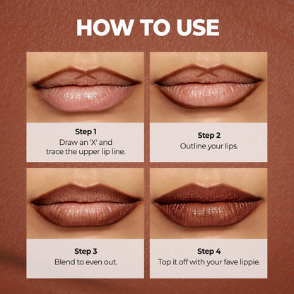 Easy Glide Lip Liner — Creamy, Blendable Color with Smooth Application-WH